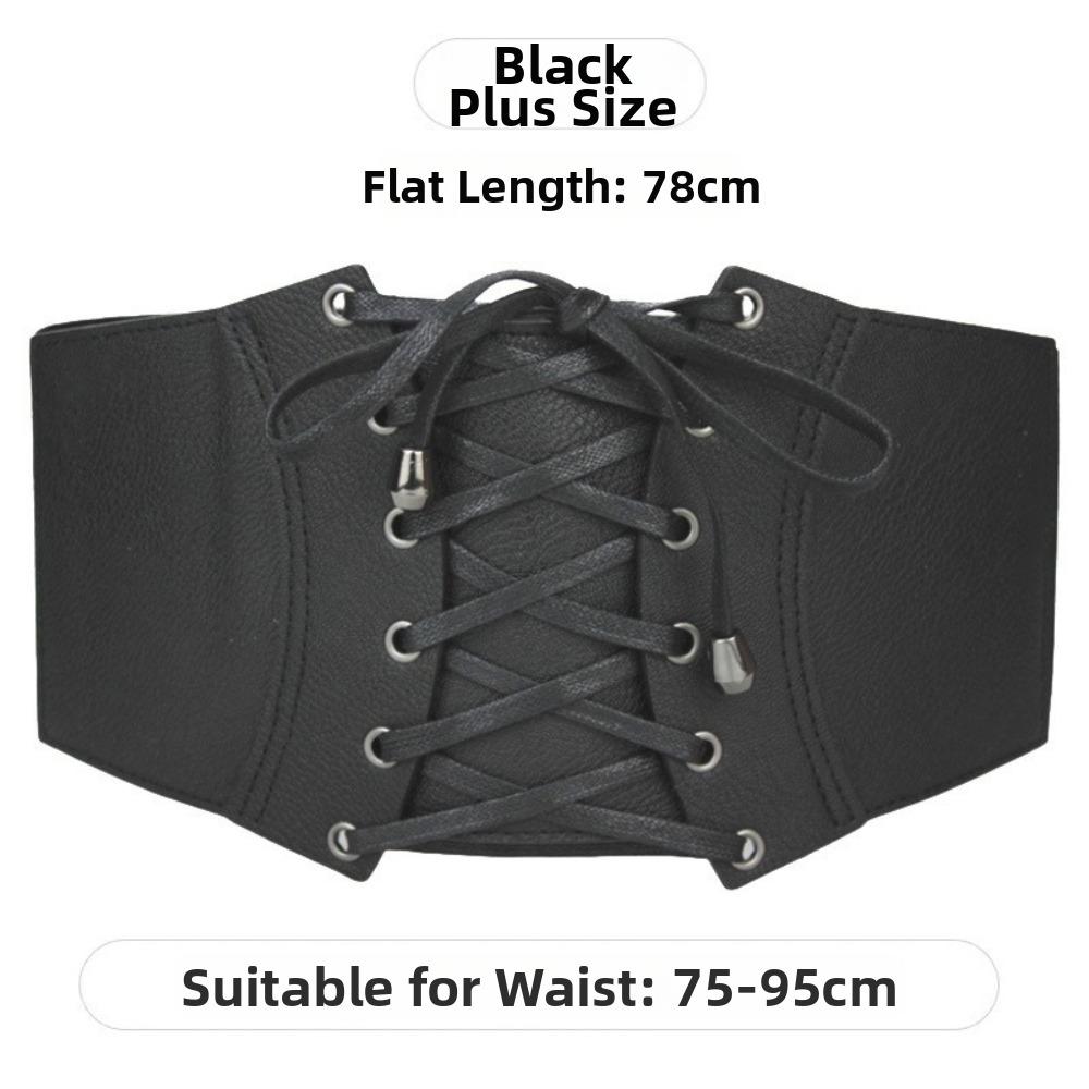 Solid Color Waist Belt Corset Elastic Belts For Women Fashion Wide Belts  for Dress Coat