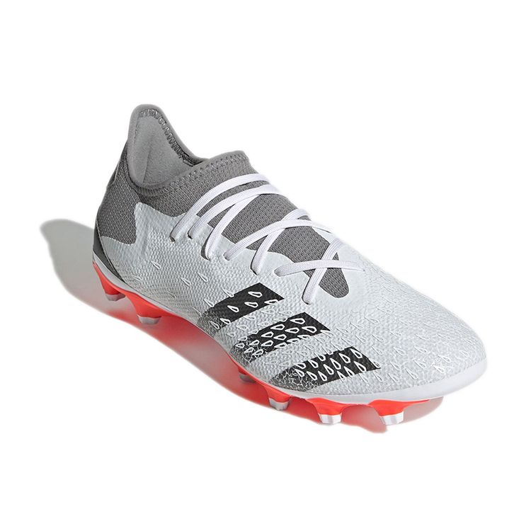 Adidas Predator Freak.3 MG Demonscale - Hvit Solar Rød Herresneakers Skyhvit Jern-Metallic GZ2826