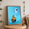 Disney Wall E And Eve Oil Paint Digital Painting Art Kit FillIn Painting Home Decor
