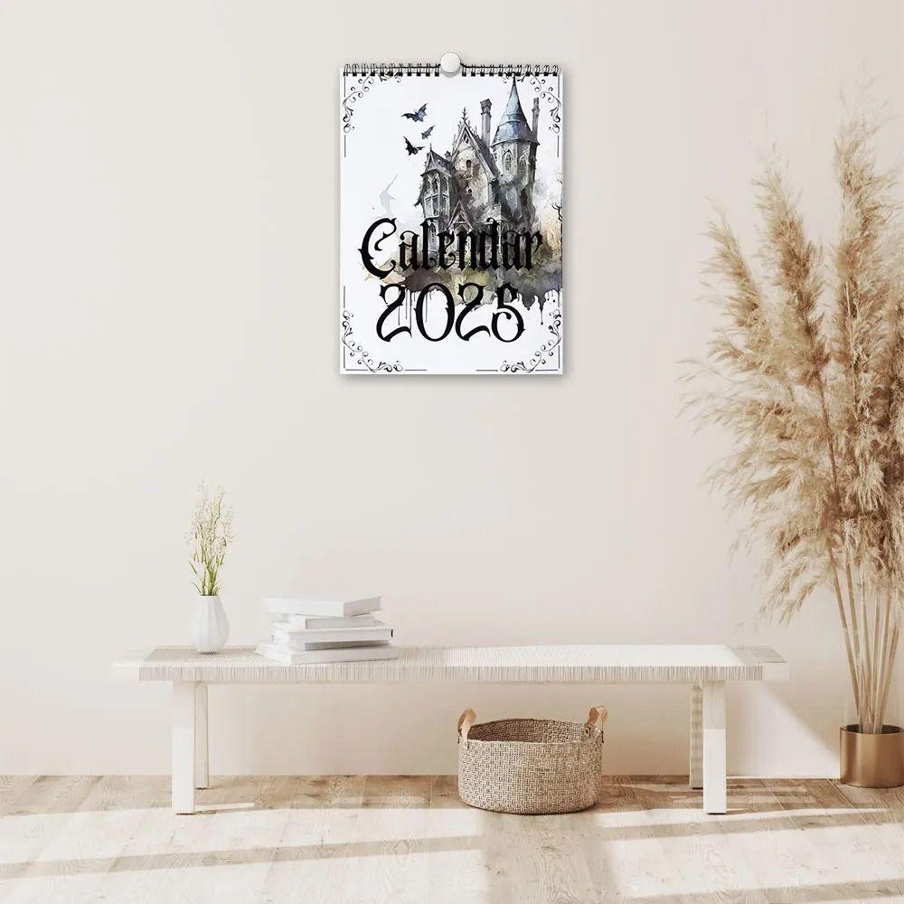 

Monthly Planner Hangable Monthly Calendar Daily Organizer Wall Calendar Supplies Art Calendar Home style 1
