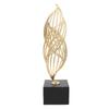 Modern Metal Sculpture Iron Luxury Abstract Art Statue Decorative Table Centerpiece Ornament for Living Room Office