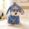 Pet Dog Clothing with Plush Insulation for Autumn and Winter, Cute Transformation Outfit for Dogs and Cats
