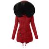 2025 New Women's Winter Cotton Coat Hooded Slim Warm Zip Jacket Fashion Outerwear for Women