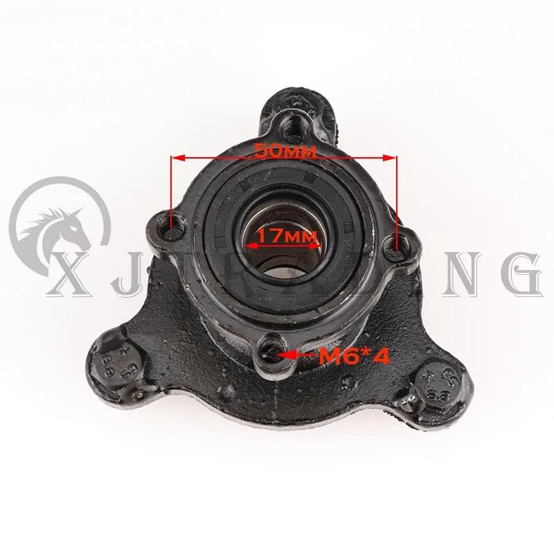 17mm-17mm 78*3 Stud M8 Front Brake Disc Wheel Hub Fit For 49cc-125cc 6/7/8 Inch wheel Go Kart Buggy Karting ATV Quad Bike Parts