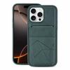 Multifunctional Vertical Flip Card Wallet Holder Vegan Leather Back Phone Case