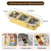 316 Stainless Steel Leak-Proof Bento Box with Three Compartments for Freshness and Fat Reduction