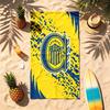 Club Atletico Rosario Central (14) Theme Beach Towel Sand Resistant Soft And Comfortable Suitable For The Pool Camping Yoga And Diving A Travel Essent