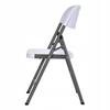 Chaise pliante en résine - MARBUENO SUMMER - Blanc - 44x53x83 cm - Pliable - Moderne - Nettoyage facile