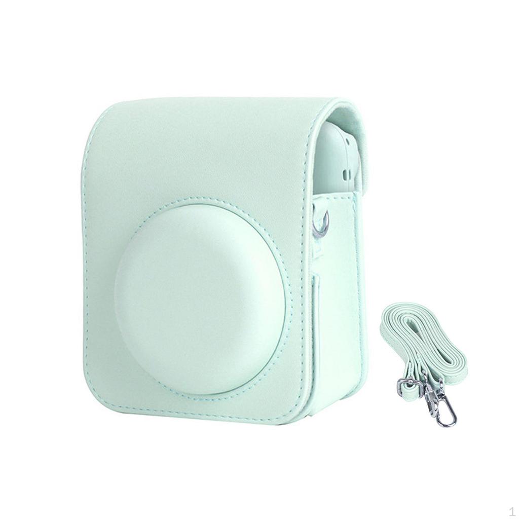 Camera Case Bag PU Leather/ Compact Adjustable Shoulder Strap/ Protective Case/ Carrying for