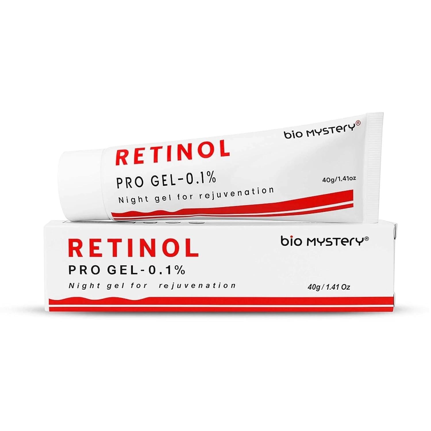 Retinol Pro Gel 0.1 Vitamin A Feine Linien, Sonnenspots, Anti-Aging (40 Gramm / 1,41)