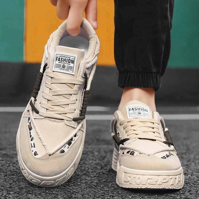 Herren Plateau Schuhe Herbst Studenten Freizeit Sportschuhe Trend Outdoor Atmungsaktiver Laufschuh Designer Herren Canvas Schuhe