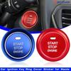 Car Interior Ignition Key Ring Cover Sticker For Mazda CX5 CX3 Axela Atenza Engine Start Stop Switch Button Trim Accessories