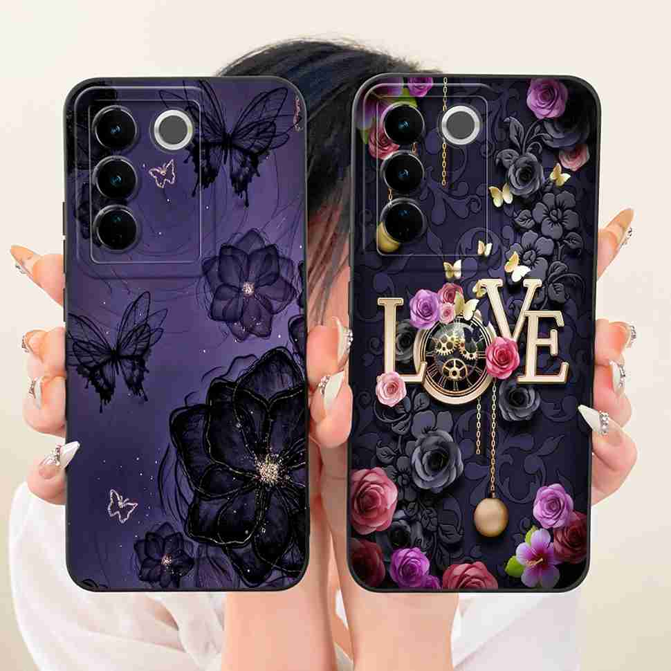 For Vivo S16E Casing Cute Rabbit Candy Painted Cover Phone Case For Vivo S 16E S16E Soft V2239A Shell 6.62" Fundas