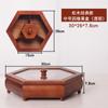 Solid Wood with Cover Dried Fruit Box Snack Storage Box Chinese Style Nut Dried Fruit Plate Living Room Home Sorting Container