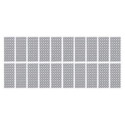 1000 Pcs 3D Scanning Marker ID 6mm OD 10mm Hohe Reflexion Starke Haftung 3D Tracking Dot