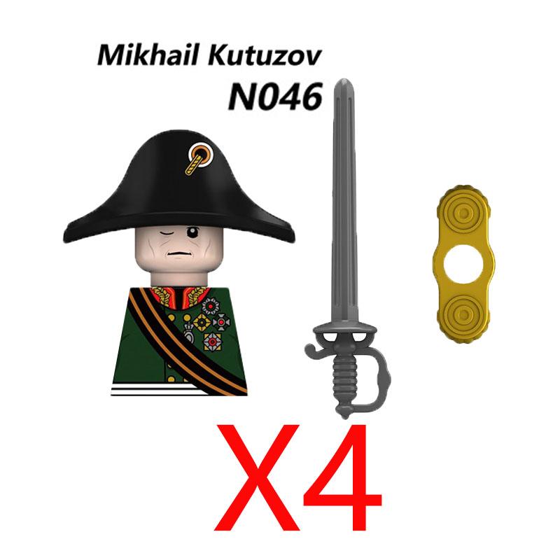 Military Medieval Building Blocks Napoleonic Wars Castle Knight Soldier Figures Weapons Guns British French Army Infantry MOC