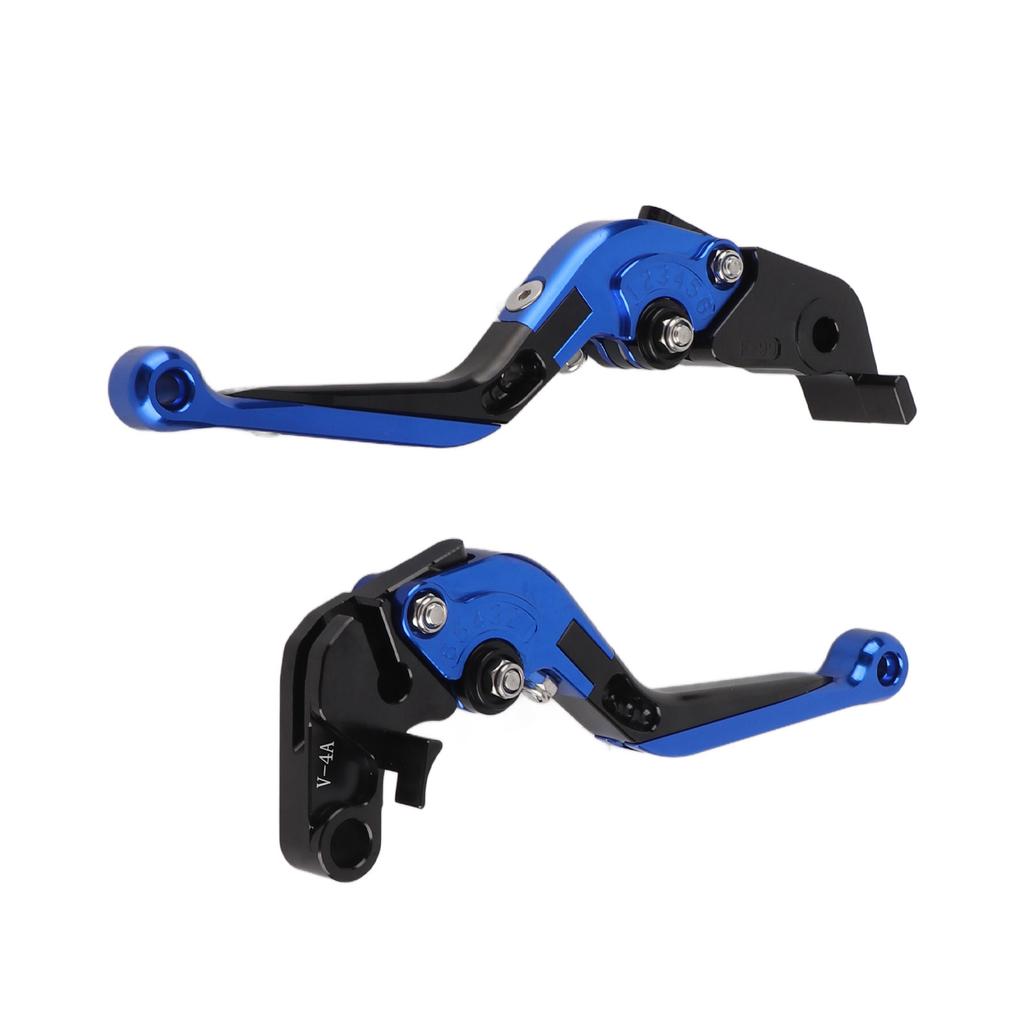 1 Pair Motorcycle Clutch Brake Lever Aluminum Alloy Folding Handlebar Master Cylinder Lever Replacement for Aprilia