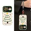 Dog Christmas Tree for Apple 17PRO Phone Case 16 Large Window 15 Matte 14 Anti Drop 12/11 Soft Case X