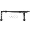 Carb Oil Feed Line An6 Feed Oil Line Aluminum Alloy Oil Line With Pressure Gauge 6 An Inlet Oil Line Kit
