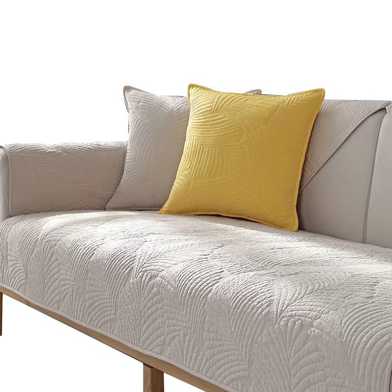 AVIVI All-Cotton Anti-Slip Sofa & Bay Window Cushion 90x160cm (2-Seater)
