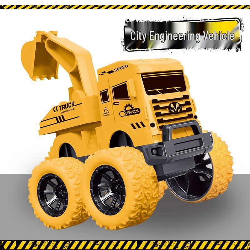 

Children s Inertia Pull-Back Excavator Toy – Educational Engineering Vehicle