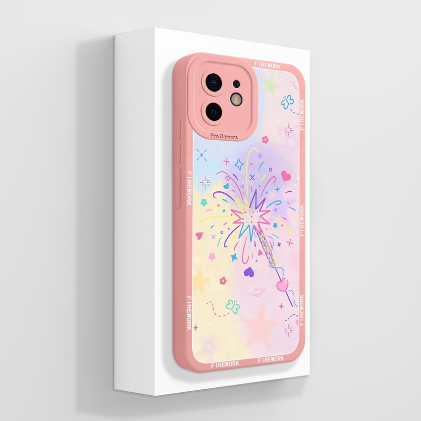 עבור אייפון 12 11 XR 6 7 8 פלוס מיני פרו מקס תיקי טלפון דפוס ארנבת קטיפה חמודה הגנה עמידה לאבק מסיליקון נוזלי כיסוי אחורי רך עבור כיסוי לאייפון