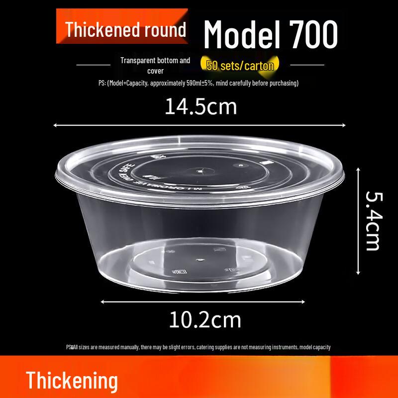 Food Grade Disposable Plastic Takeout Containers