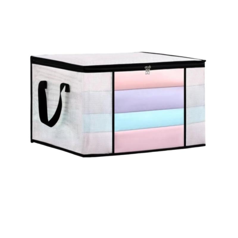 Quilted Cotton Duvet Storage Bag - Dustproof & Moistureproof Organizer