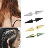 10 Pcs Spike Cone Stud Earrings Minimalist Piercing Jewelry Fashion Accessories