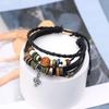 Chinese Leather Star Beaded Bohemian Bracelet - Exotic Retro Jewelry