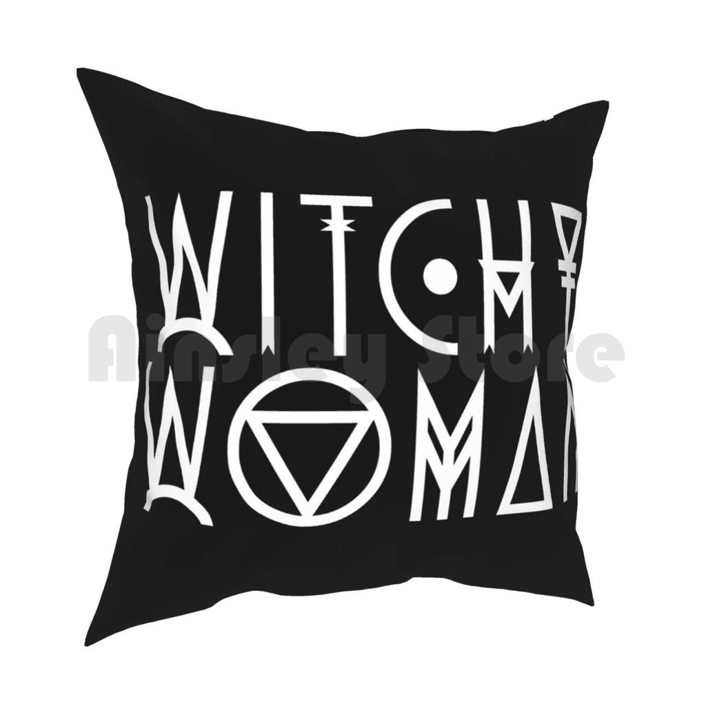 Witchy Woman Pillow Case Printed Home Soft DIY Pillow Cover Witchy Woman Magic Magical Witch Witchy Magickal Halloween
