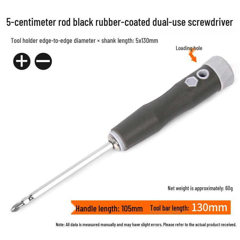 Phillips & Flathead Dual-Use Retractable Ratchet Screwdriver Set with Torx and Double-Headed Design