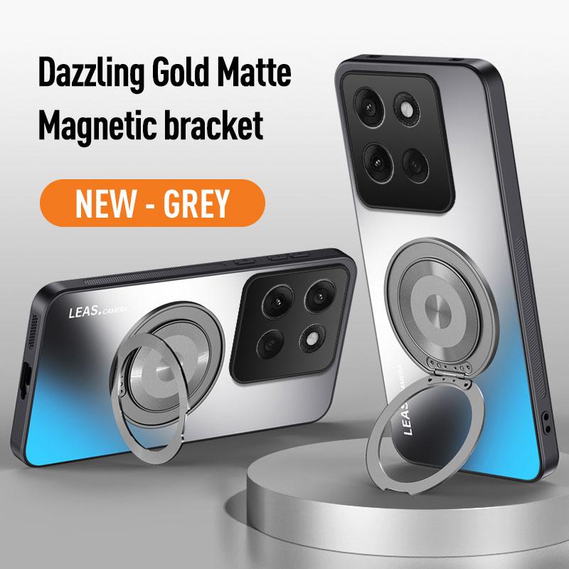 

Для iPhone 17 Air 16E 16 15 14 13 12 11 Pro XR X XS Max Plus Магнитная подставка-кольцо Задний чехол для телефона Magsafe Кольцо Защитная крышка для объектива iPhone 15 Pro Max серый