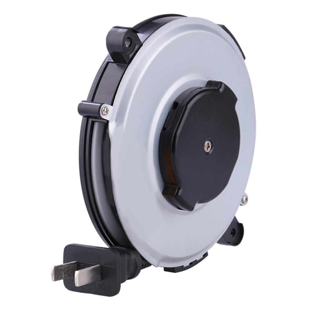 Automatic Retractable Power Reel Cable 2 Core 0.75 Square 1.8m Extension Retractable Cord Reel Power Cord Retract Accessory