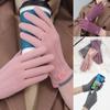 Winter Warm Gloves Soft Lined Thickened Outdoor Gloves Cold Weathe Lining Thickened Warm Windproof Touchscreen Gloves