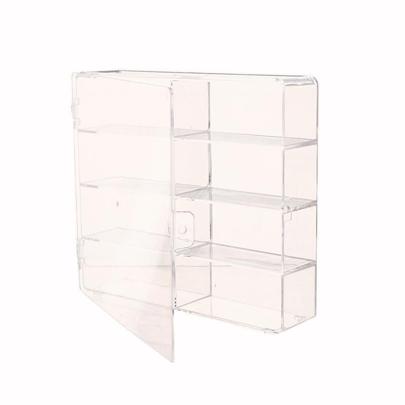 Acrylic Wheels Car Storage Box For Diecast 1/64 Storage Case Dustproof Educational Kid Boys Toys For Children Gift