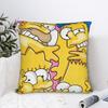 Decorative Pillowcases S-Simpsons Family Anime Accessories Car  Throw Pillow Case Cover Square Style Multi-Size