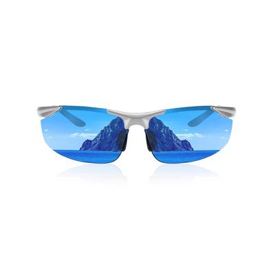 Polarisierte Sportsonnenbrille mit polarisiertem Metall-UV für Nacht und Fahren TT-Valley Gläser, Ultraleichtes Gestell, Schutz, Fahren, Baseball,