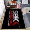 Superbike FIM Logo Carpet suitable as a non-slip mat for the living room or bedroom sofa