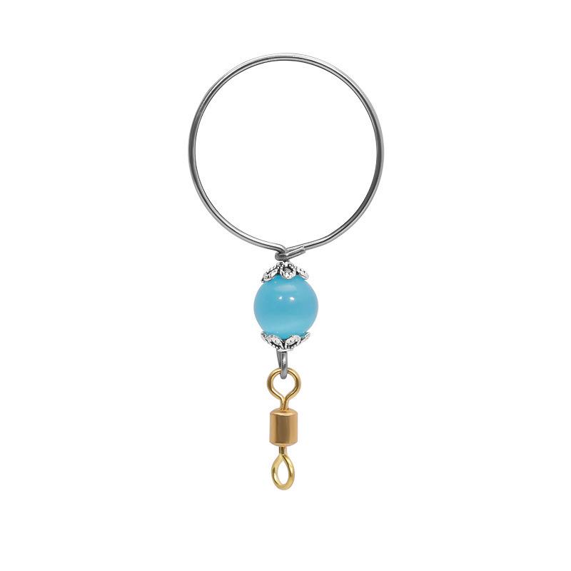 

Ошейник и поводок из нержавеющей стали для попугаев для волнистых попугайчиков, корелл и майн Blue Cats Eye Collar