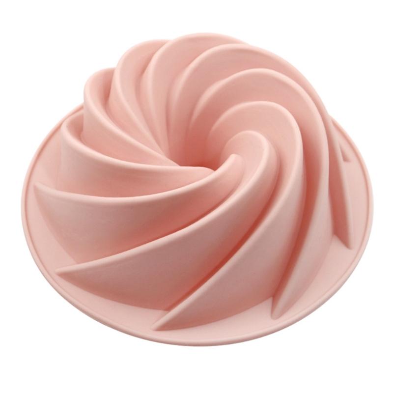 Small Vortexes Sugar Silicone Cake Mold Vegetable Fudge Candy Mold Chocolate Ice Block French Dessert Cake Decoration