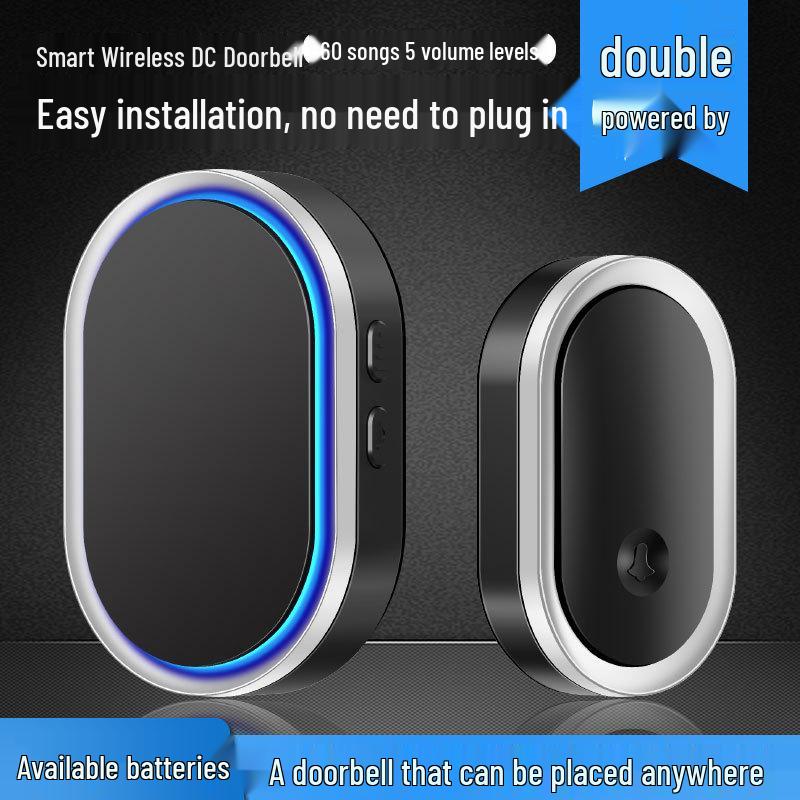 Long-Range Wireless Doorbell for Home or Villa - Elderly Call Reminder