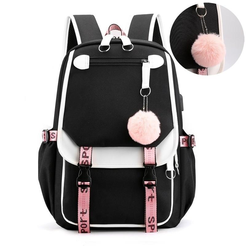 large black school backpack