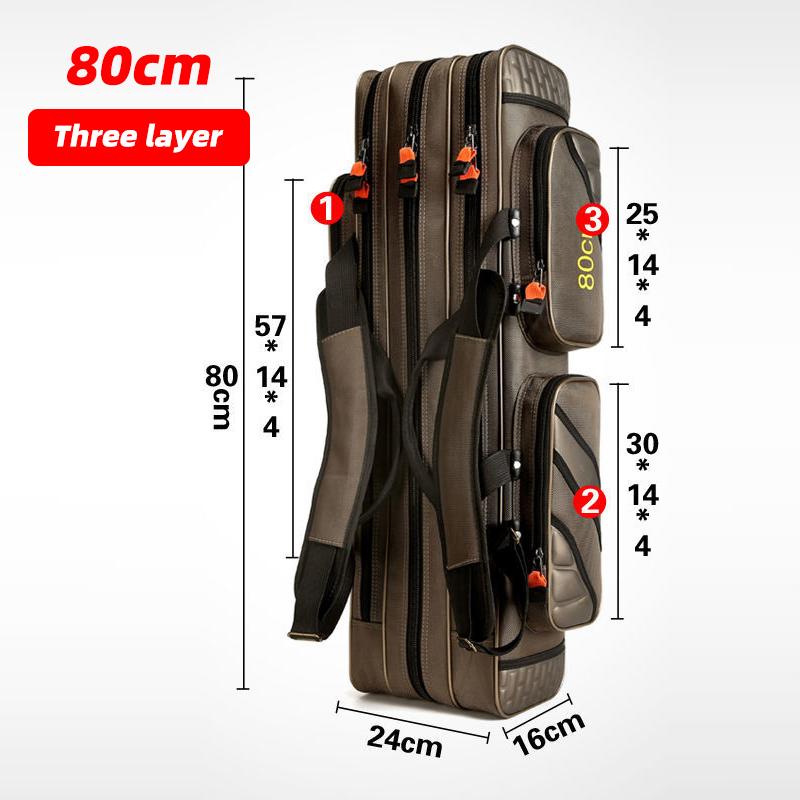 Fishing Bag Fishing Gear Rod Bag Shoulder Strap Fishing Gear Bag Fishing Rod Fishing Bag