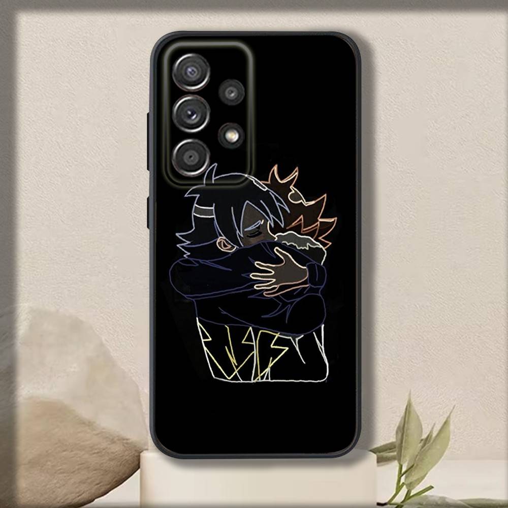 Anime I-InazumaS Elevens Phone Case For Samsung S 25,24,23,22,30,21,10,9,Ultra,Plus,Lite,FE,4,5 G Soft Black Case