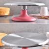 12 INCH Baking Tools Aluminum Alloy Birthday Cake Turntable Plastic Ceramic Turntable Glass Turntable Flower Mounting Table