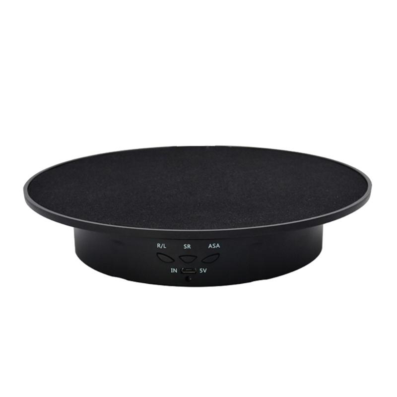 90/180 Degree Electric Rotating Display Stand Shop Display Turntable Mirror Spinning Base for Photography Products Shows