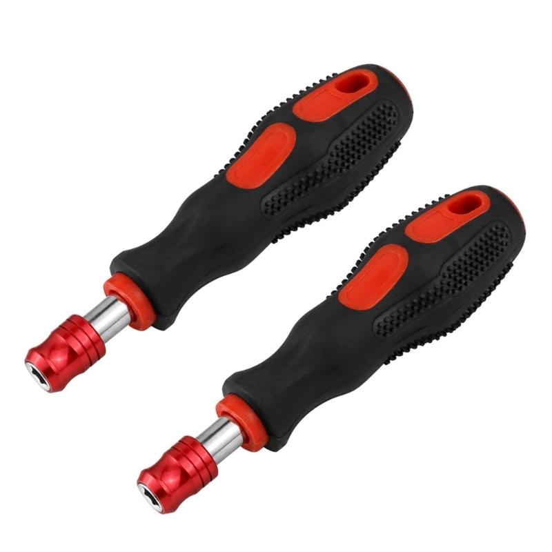 6.35mm Handle Multifunction Magnetic Bit Driver Ergonomic Nonslip Bit Ratchet Screwdriver Bit Holder