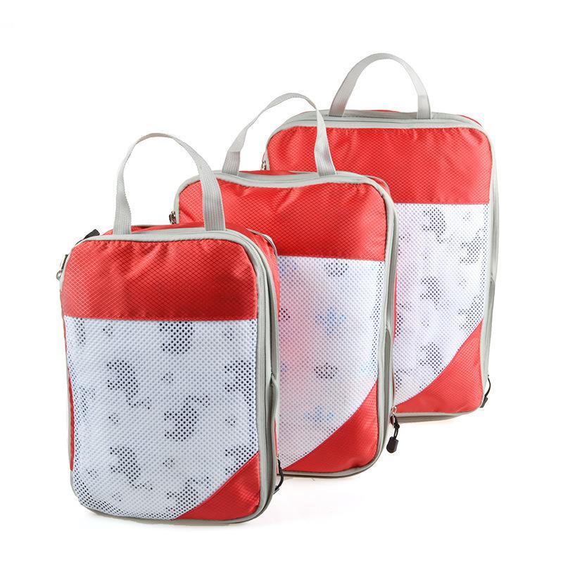 Travel Compression Storage & Organizer Bags: 3-Piece Set - Dustproof, Moistureproof, Portable, Large-Capacity for Clothes & Underwear