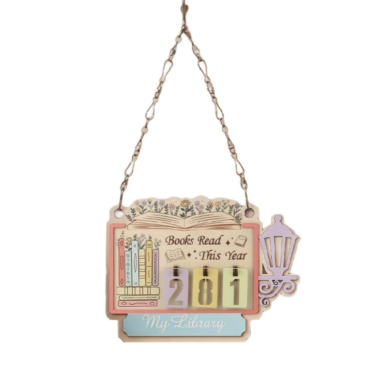 

Educational Wooden Counting Board Books Read Years Counting Ornaments for Fun Learning and Stylish Home Decoration 1
